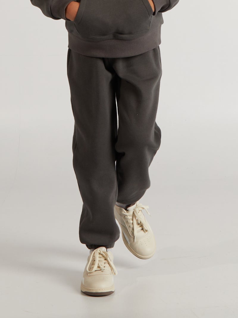 Pantalon de jogging uni gris - Kiabi
