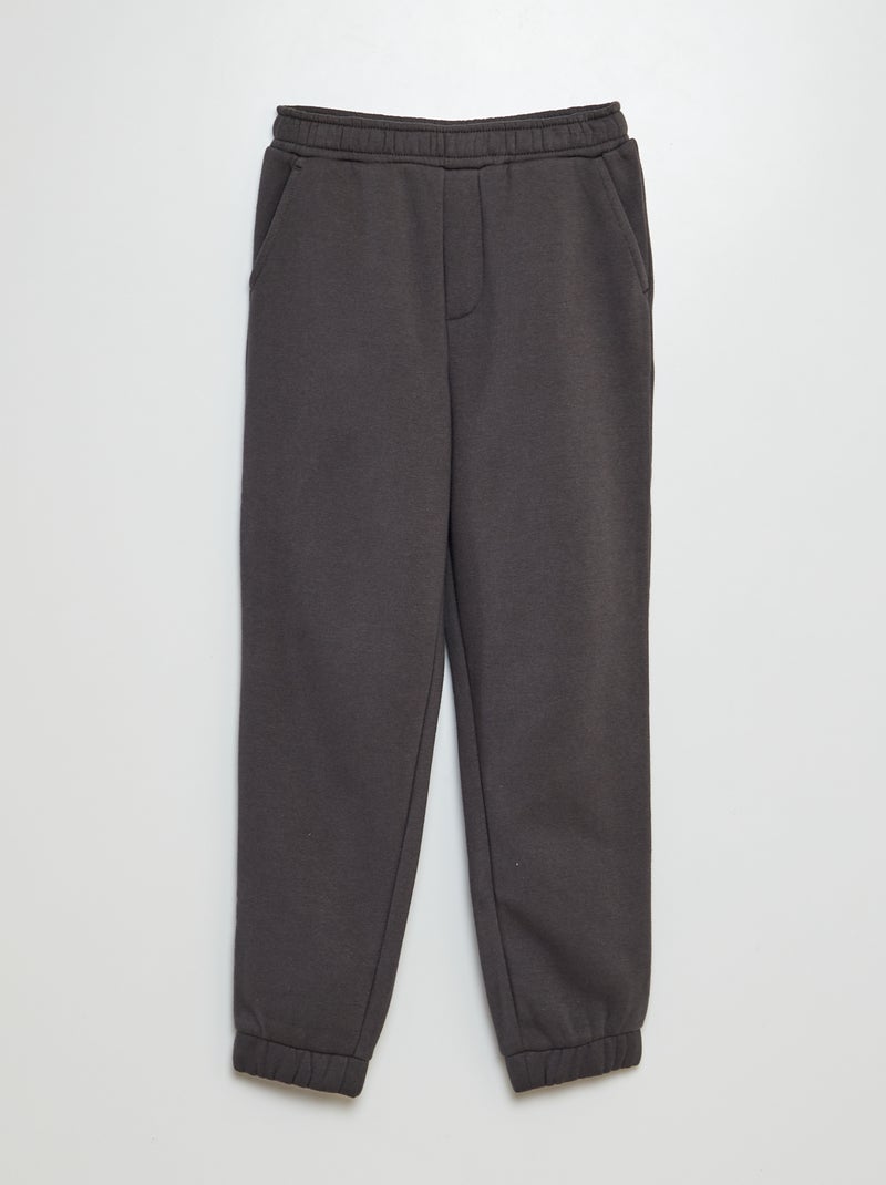 Pantalon de jogging uni gris - Kiabi