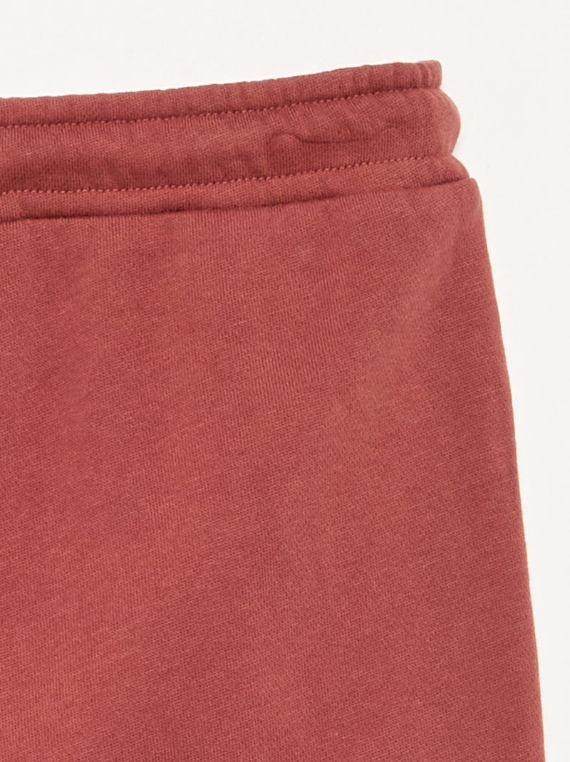 Pantalon de jogging uni Marron - Kiabi