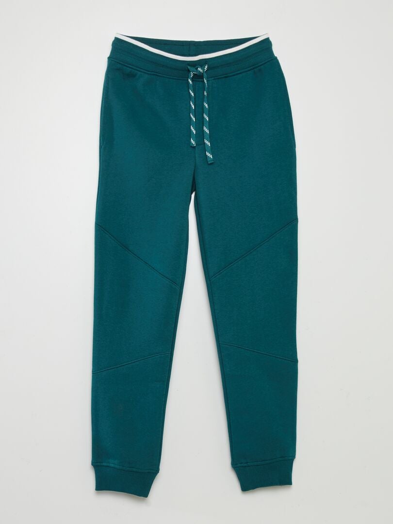 Pantalon de jogging uni Vert - Kiabi