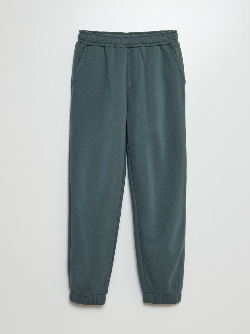 Pantalon de jogging uni Vert - Kiabi