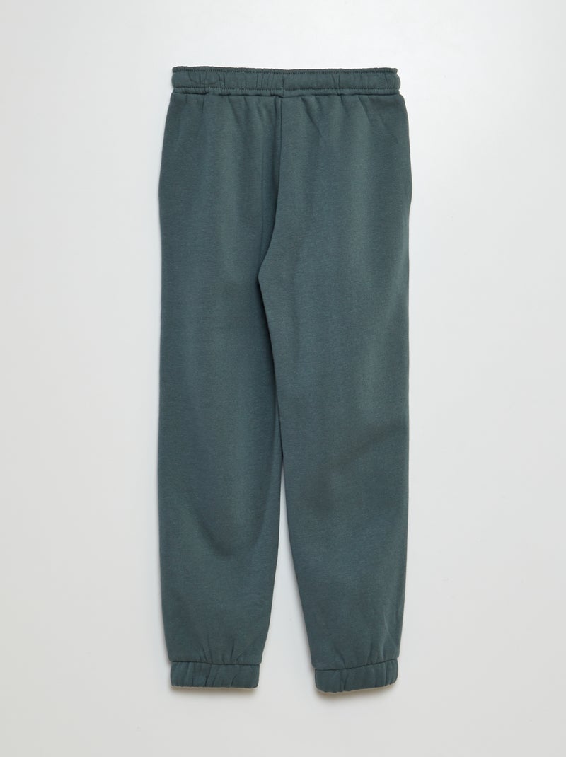 Pantalon de jogging uni Vert - Kiabi