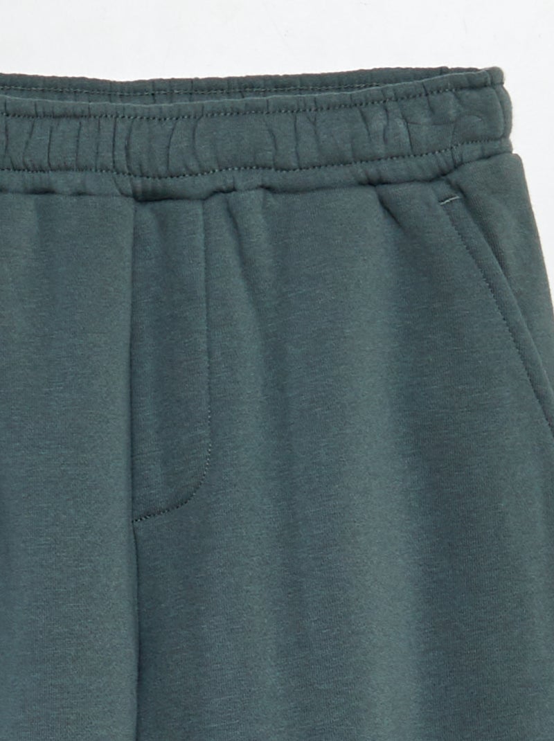 Pantalon de jogging uni Vert - Kiabi