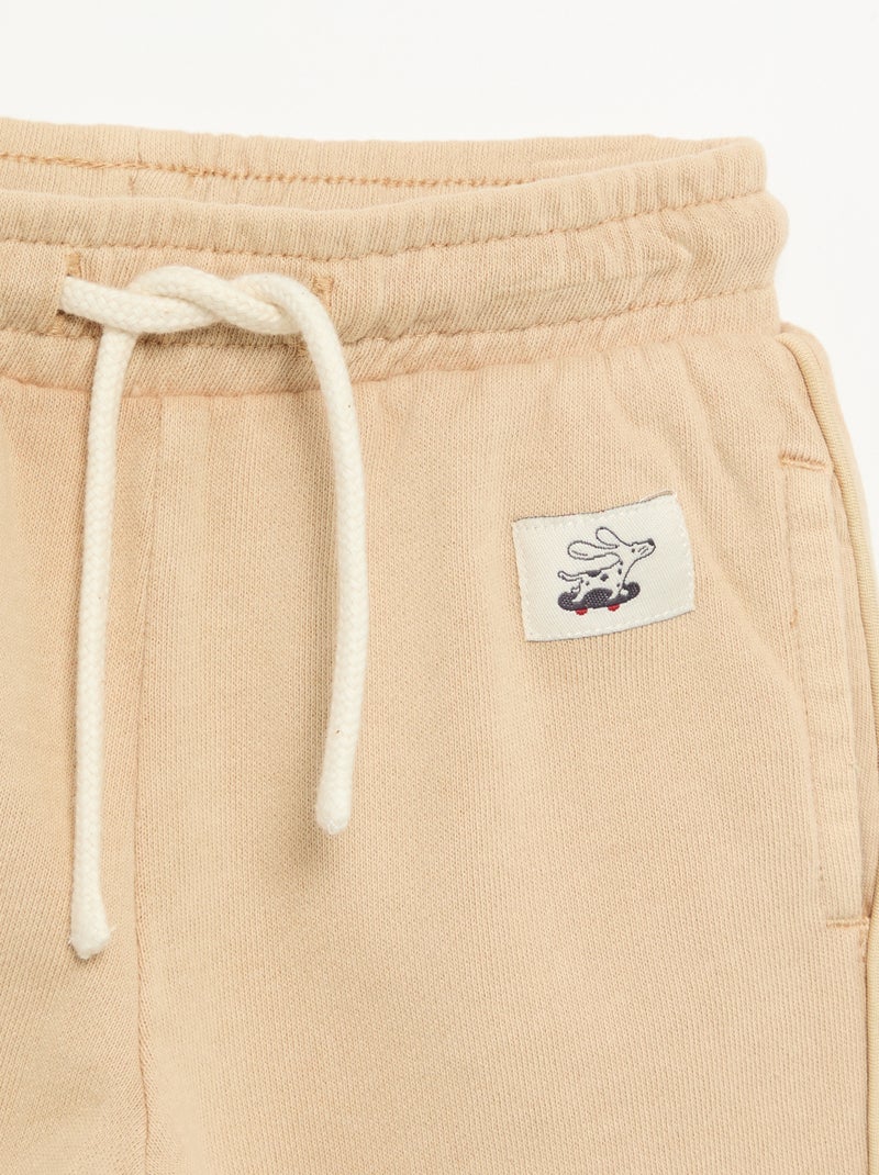 Pantalon de jogging unie Beige - Kiabi
