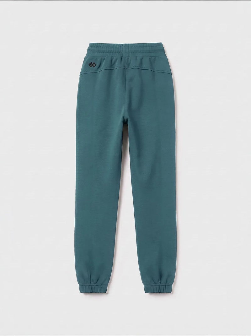 Pantalon de jogging unisexe jeunesse à taille élastique tommy Bleu canard - Kiabi