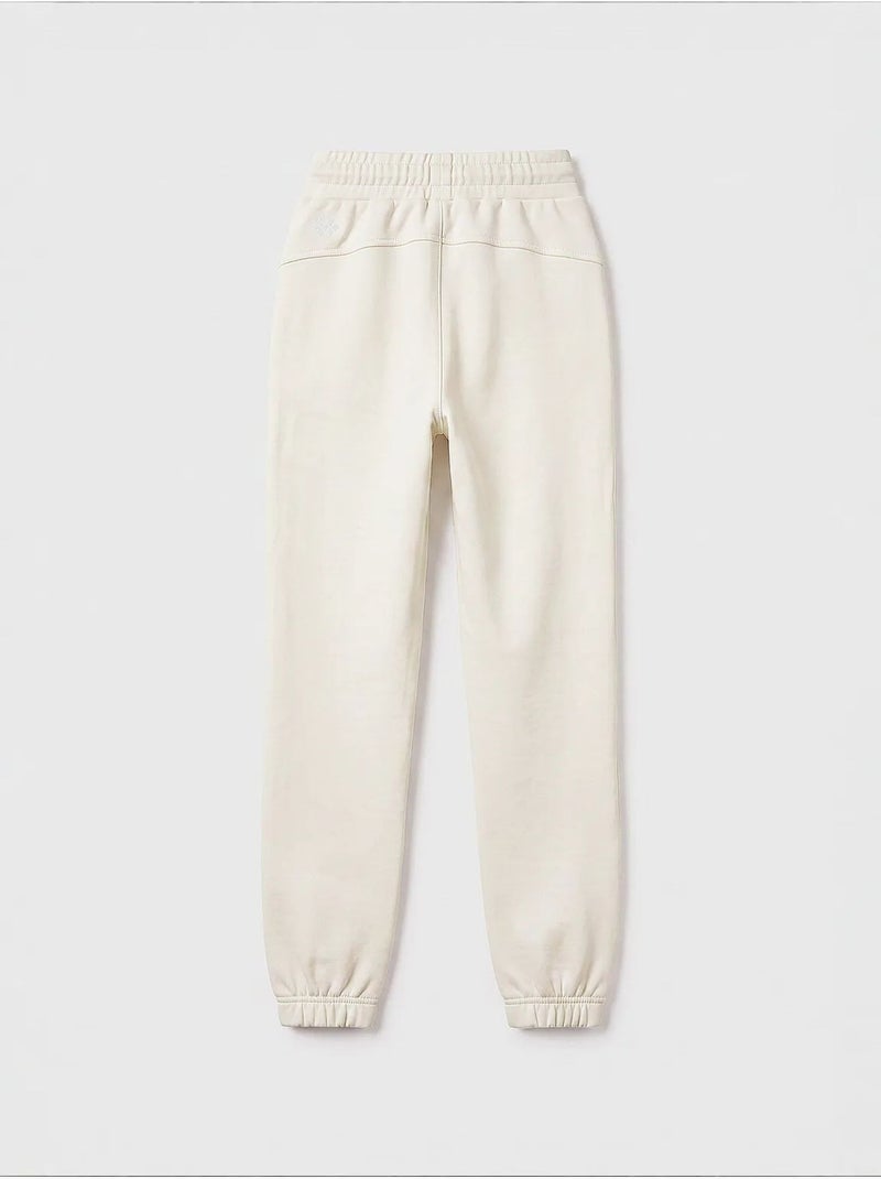 Pantalon de jogging unisexe jeunesse à taille élastique tommy Crème - Kiabi