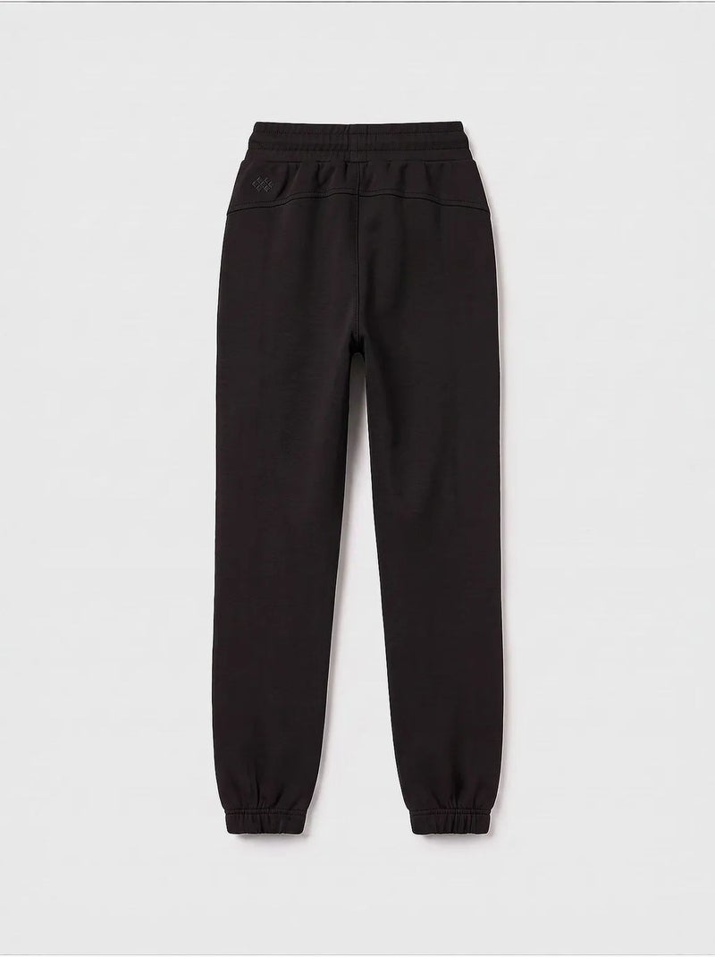 Pantalon de jogging unisexe jeunesse à taille élastique tommy Noir - Kiabi
