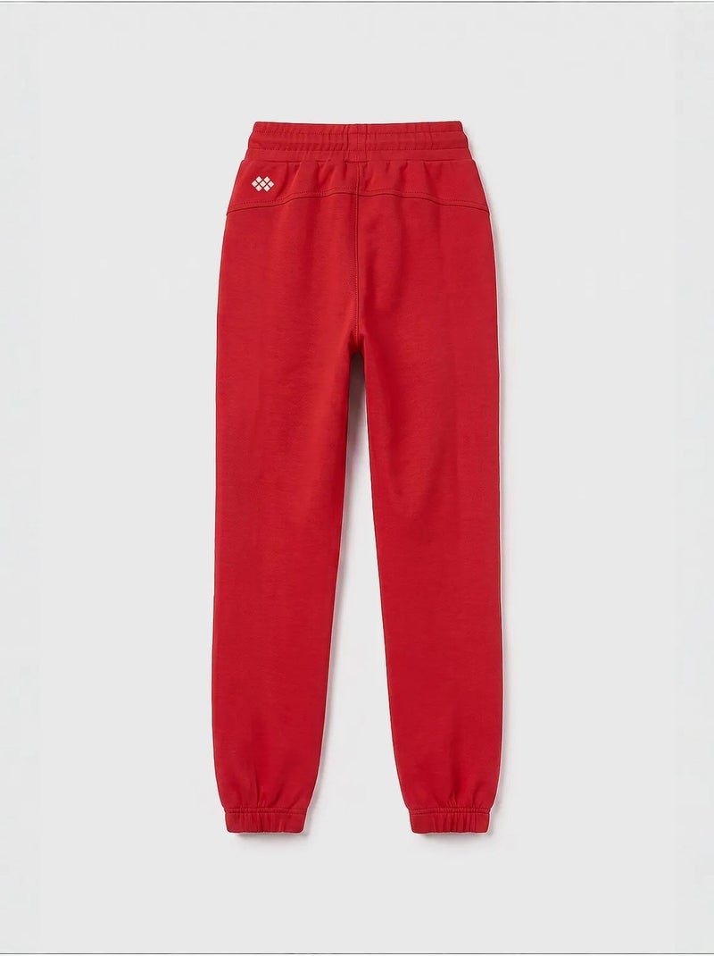 Pantalon de jogging unisexe jeunesse à taille élastique tommy Rouge - Kiabi