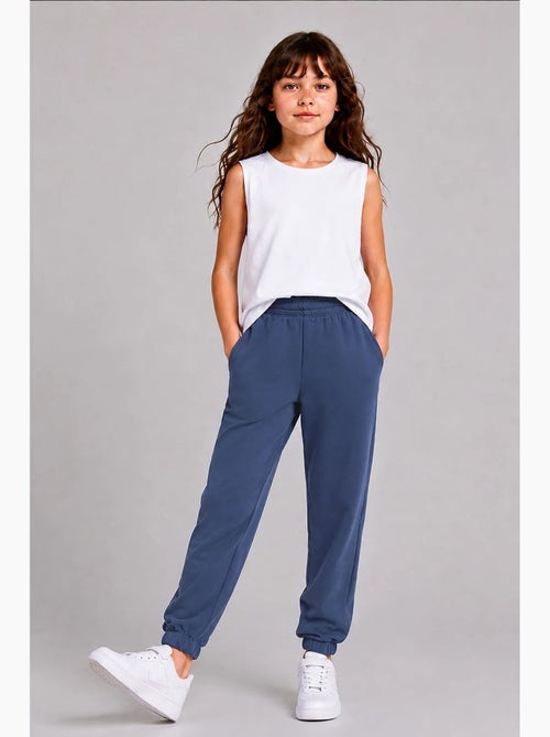 Pantalon de jogging unisexe junior à jambe fuselée tommy - Kiabi Pantalon de jogging unisexe junior à jambe fuselée tommy - Kiabi