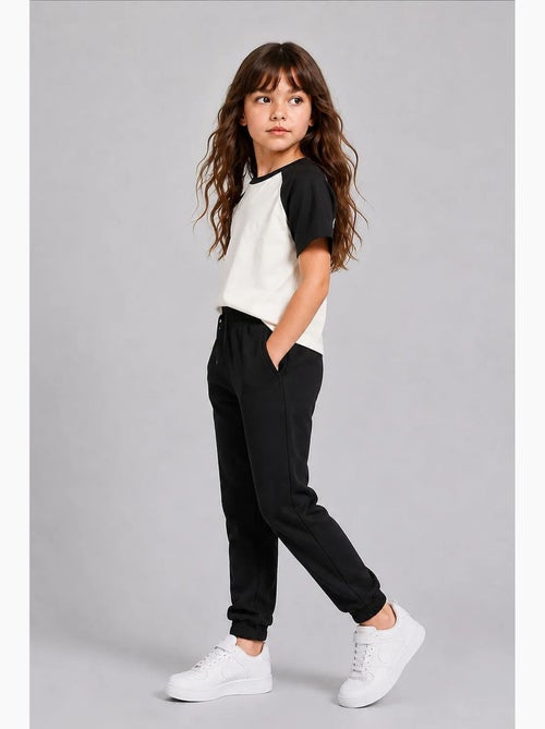 Pantalon de jogging unisexe junior à jambe fuselée tommy - Kiabi Pantalon de jogging unisexe junior à jambe fuselée tommy - Kiabi