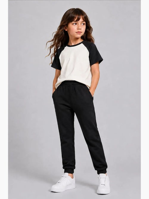 Pantalon de jogging unisexe junior à jambe fuselée tommy - Kiabi Pantalon de jogging unisexe junior à jambe fuselée tommy - Kiabi