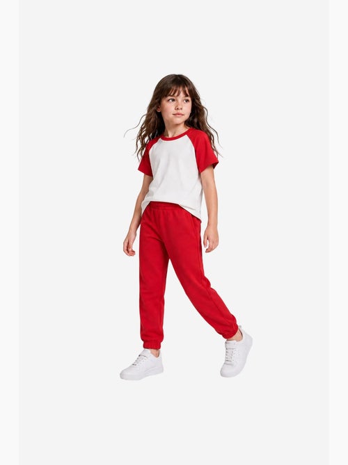 Pantalon de jogging unisexe junior à jambe fuselée tommy - Kiabi Pantalon de jogging unisexe junior à jambe fuselée tommy - Kiabi