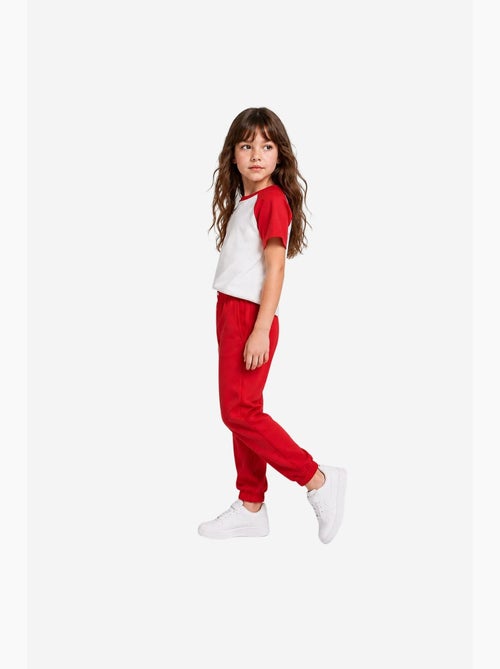 Pantalon de jogging unisexe junior à jambe fuselée tommy - Kiabi Pantalon de jogging unisexe junior à jambe fuselée tommy - Kiabi