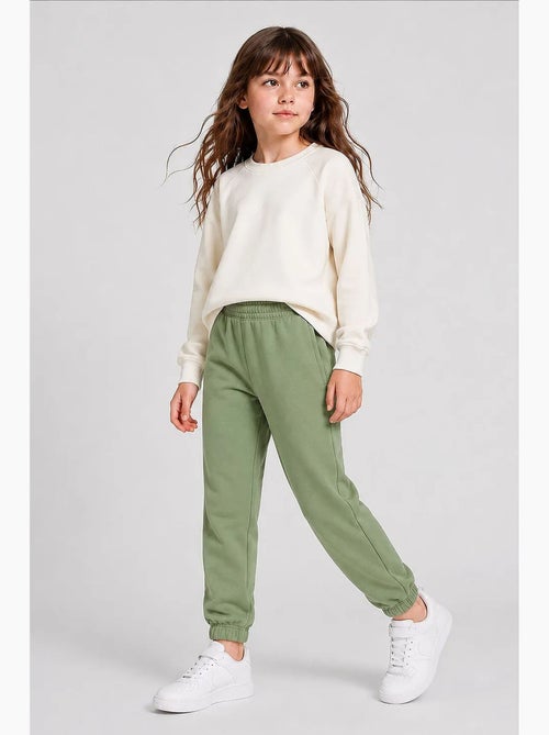 Pantalon de jogging unisexe junior à jambe fuselée tommy - Kiabi Pantalon de jogging unisexe junior à jambe fuselée tommy - Kiabi