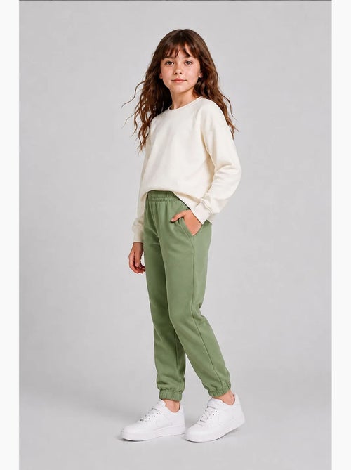 Pantalon de jogging unisexe junior à jambe fuselée tommy - Kiabi Pantalon de jogging unisexe junior à jambe fuselée tommy - Kiabi