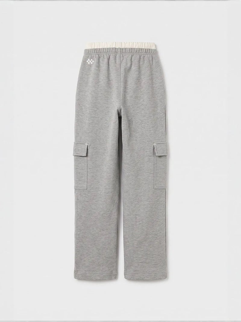 Pantalon de jogging unisexe junior à taille élastique tommy Gris clair - Kiabi