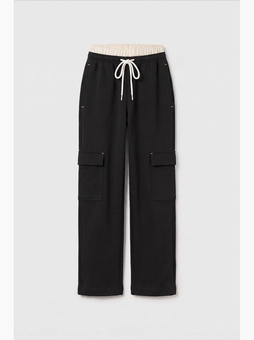 Pantalon de jogging unisexe junior à taille élastique tommy - Kiabi Pantalon de jogging unisexe junior à taille élastique tommy - Kiabi