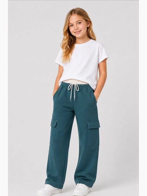 Pantalon de jogging unisexe junior à taille élastique tommy - Kiabi Pantalon de jogging unisexe junior à taille élastique tommy - Kiabi