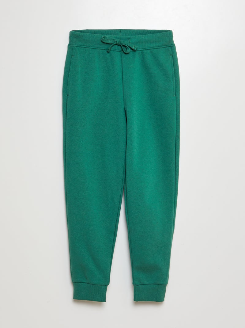 Pantalon de jogging vert - Kiabi