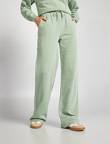 Pantalon Court Femme Wet Seal Taille 5 Juniors - Vert Rayé, Capri Stretch - Occasion Très Bon état