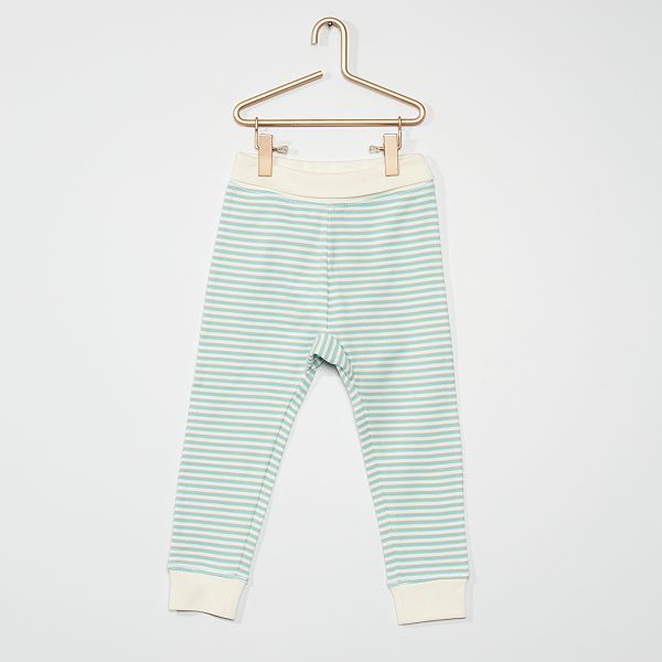 Pantalon De Jogging Bebe Garcon Vert Raye Kiabi 7 00