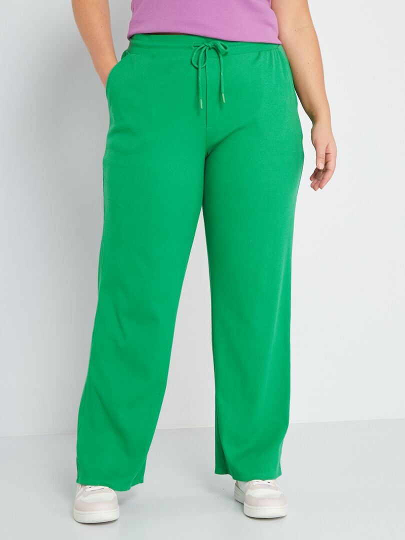 Pantalon de jogging vert - Kiabi