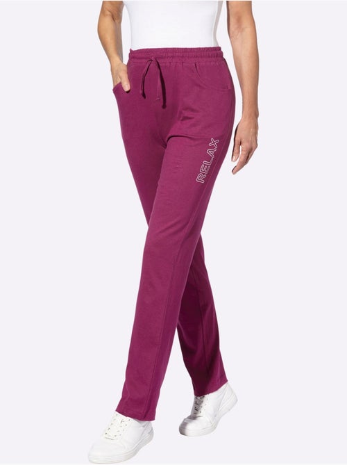 Pantalon de loisirs à ceinture élastique avec poches et imprimé - taille standard - moda vilona - Kiabi Pantalon de loisirs à ceinture élastique avec poches et imprimé - taille standard - moda vilona - Kiabi