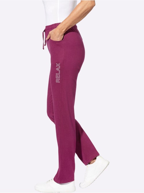 Pantalon de loisirs à ceinture élastique avec poches et imprimé - taille standard - moda vilona - Kiabi Pantalon de loisirs à ceinture élastique avec poches et imprimé - taille standard - moda vilona - Kiabi