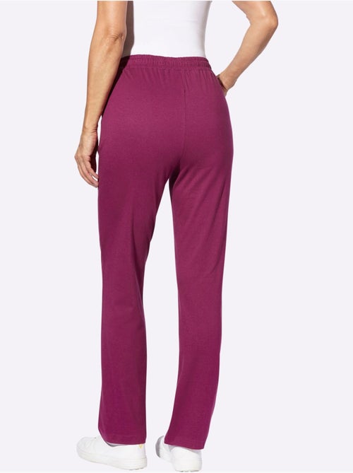 Pantalon de loisirs à ceinture élastique avec poches et imprimé - taille standard - moda vilona - Kiabi Pantalon de loisirs à ceinture élastique avec poches et imprimé - taille standard - moda vilona - Kiabi