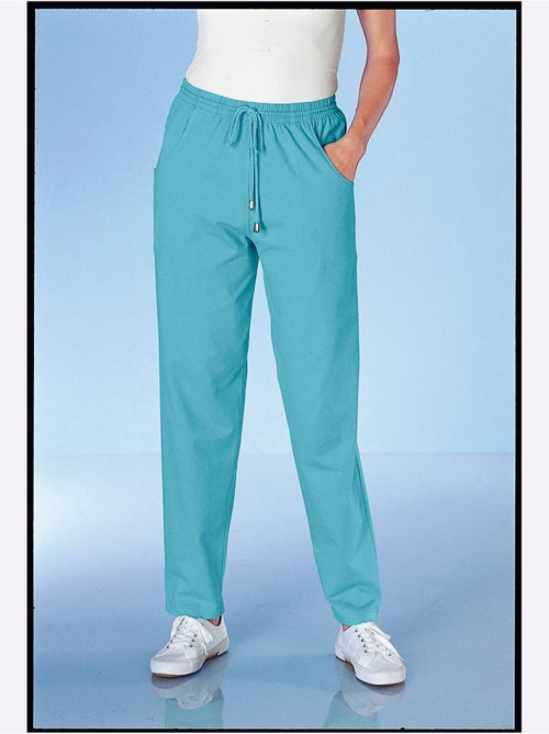 Pantalon de loisirs avec ceinture élastique et 2 poches - Taille standard - Moda Vilona - Kiabi Pantalon de loisirs avec ceinture élastique et 2 poches - Taille standard - Moda Vilona - Kiabi