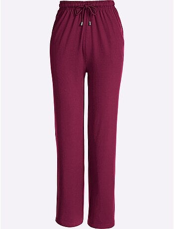 Pantalon de loisirs avec ceinture élastique et cordon - Taille standard - Moda Vilona