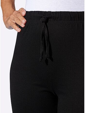 Pantalon de loisirs avec ceinture élastique et imprimé graphique - Taille standard - Moda Vilona