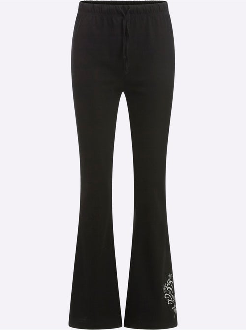 Pantalon de loisirs avec ceinture élastique et imprimé graphique - Taille standard - Moda Vilona - Kiabi