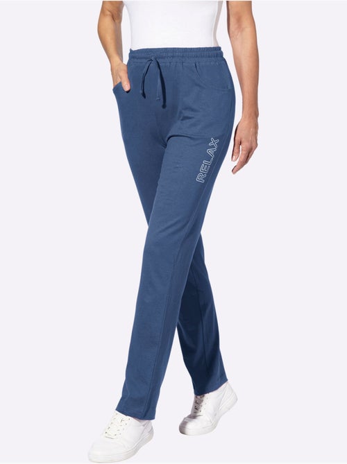 Pantalon de loisirs avec ceinture élastique et imprimé relax - taille standard - moda vilona - Kiabi
