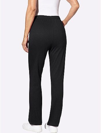 Pantalon de loisirs avec ceinture élastique et imprimé relax - taille standard - moda vilona