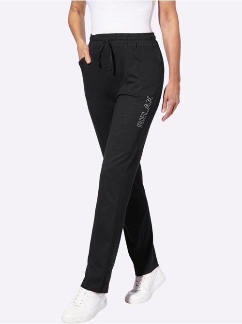 Pantalon de loisirs avec ceinture élastique et imprimé relax - taille standard - moda vilona - Kiabi Pantalon de loisirs avec ceinture élastique et imprimé relax - taille standard - moda vilona - Kiabi