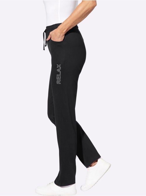Pantalon de loisirs avec ceinture élastique et imprimé relax - taille standard - moda vilona - Kiabi Pantalon de loisirs avec ceinture élastique et imprimé relax - taille standard - moda vilona - Kiabi