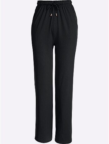 Pantalon de loisirs avec ceinture élastique et cordon - Taille standard - Moda Vilona