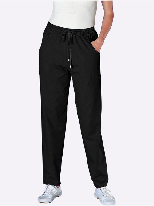 Pantalon de loisirs avec ceinture élastique et poches - Taille standard - Moda Vilona - Kiabi