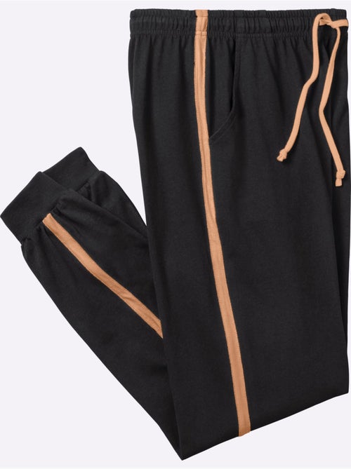 Pantalon de loisirs avec ceinture élastique et poches latérales - taille standard - moda vilona - Kiabi