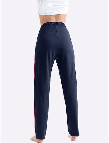 Pantalon de loisirs avec ceinture élastique et poches zippées - taille standard - moda vilona