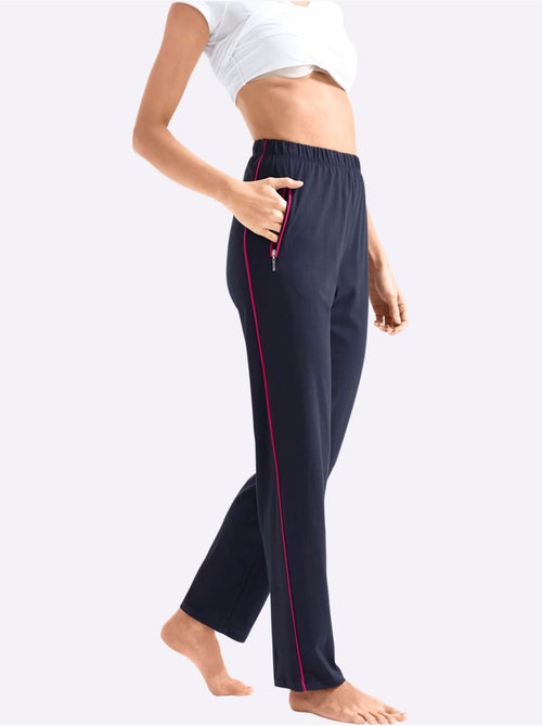 Pantalon de loisirs avec ceinture élastique et poches zippées - Taille standard - Moda Vilona - Kiabi Pantalon de loisirs avec ceinture élastique et poches zippées - Taille standard - Moda Vilona - Kiabi