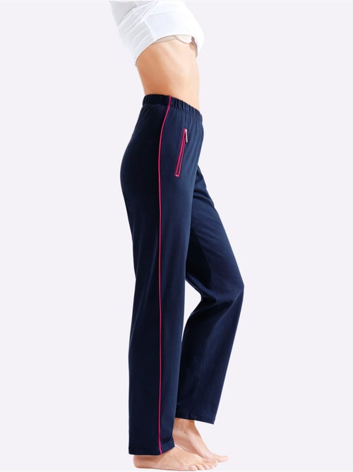 Pantalon de loisirs avec ceinture élastique et poches zippées - Taille standard - Moda Vilona - Kiabi Pantalon de loisirs avec ceinture élastique et poches zippées - Taille standard - Moda Vilona - Kiabi