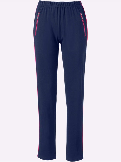 Pantalon de loisirs avec ceinture élastique et poches zippées - Taille standard - Moda Vilona - Kiabi Pantalon de loisirs avec ceinture élastique et poches zippées - Taille standard - Moda Vilona - Kiabi