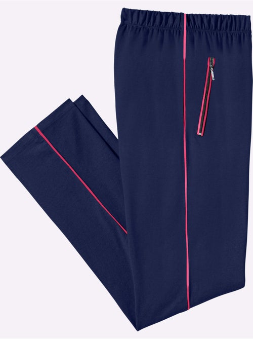 Pantalon de loisirs avec ceinture élastique et poches zippées - Taille standard - Moda Vilona - Kiabi Pantalon de loisirs avec ceinture élastique et poches zippées - Taille standard - Moda Vilona - Kiabi