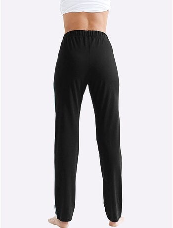 Pantalon de loisirs avec ceinture élastique et poches zippées - Taille standard - Moda Vilona