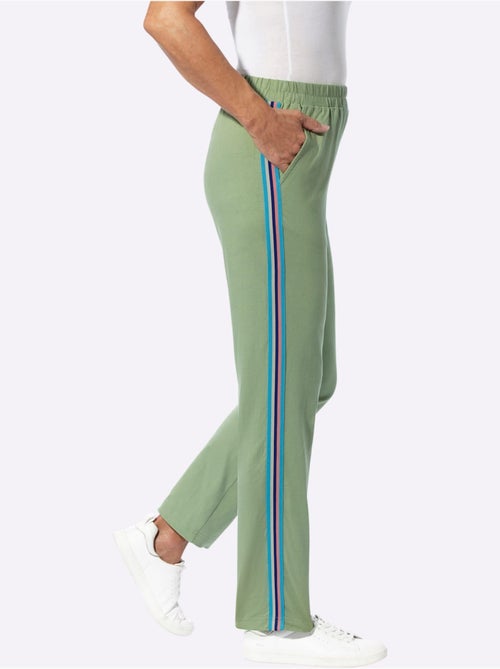 Pantalon de loisirs avec ceinture élastique et rayures latérales - Taille standard - Moda Vilona - Kiabi Pantalon de loisirs avec ceinture élastique et rayures latérales - Taille standard - Moda Vilona - Kiabi