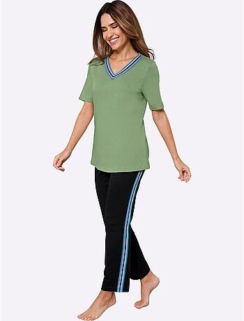 Pantalon De Loisirs Ceinture élastique Confortable - Taille Standard - Moda Vilona