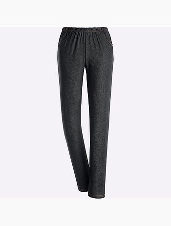 Pantalon de loisirs avec ceinture élastique et poches avant - Taille standard - Moda Vilona