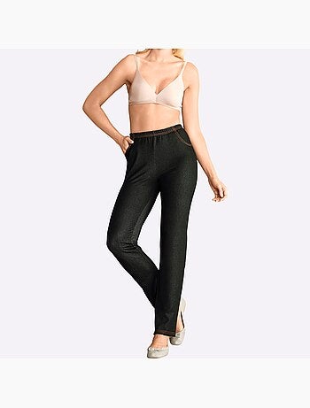 Pantalon de loisirs avec ceinture élastique et poches avant - Taille standard - Moda Vilona